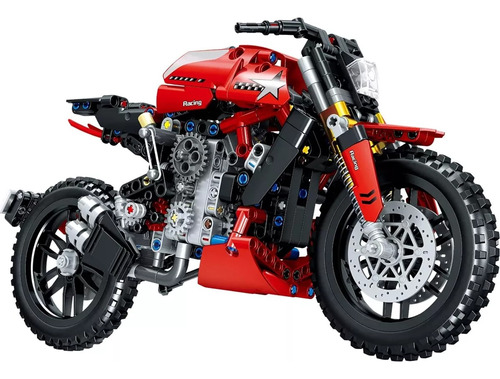 Bloques Armables Moto Tipo Ducati 620 Piezas 