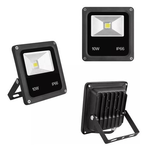 Reflector Led 10w Blanco Bajo Consumo Alta Potencia Exterior