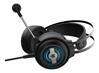 Auriculares gamer Nubwo N1 Pro negro con luz LED