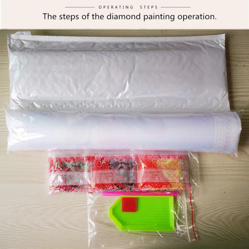 Imagen 3 de 4 de Pintura Diamante Perrito Multicolor 30x30 Cristal Redondo