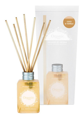 Difusor De Aroma Mikado 120 Ml Aromatizante Organic Spa