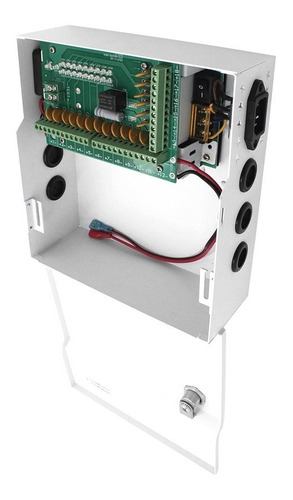 Imagen 4 de 6 de Fuente Cctv 12v A 20amp 18ch Para Cámaras, Soporta Batería