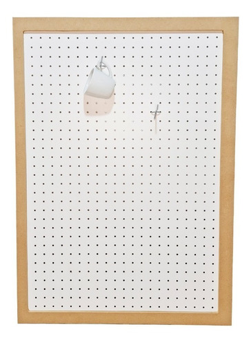 Panel Perforado Con Marco 0.60x50 Ordenador Con Kit 