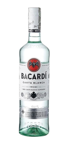 Ron Bacardi Carta Blanca 750cc - Oferta