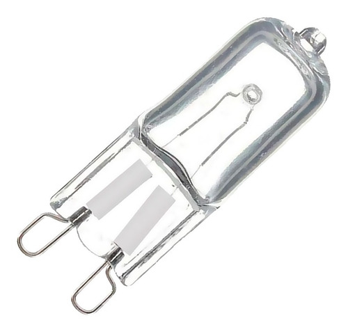 Imagem 3 de 5 de Kit 10 Lâmpadas Halógena Halopin G9 40w 127v Transparente