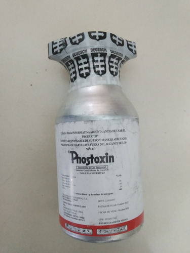 Fosfina Para Eliminar Termitas-polillas- Comejen 35 Pastilla