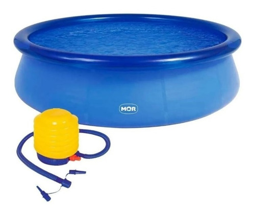 Piscina Inflável Redonda 2400 Litros Mor + Inflador 