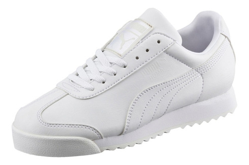 Tenis Puma Unisex Blanco Roma Basic Jr