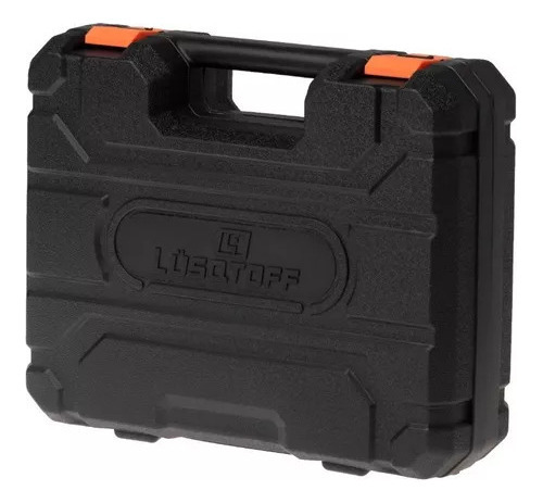 Imagen 5 de 8 de Taladro Atornillador Inalambrico Lusqtoff 2 Baterias 12v + Kit 32 Acc