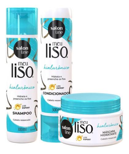 Kit Salon Line Meu Liso Hialurônico C/3