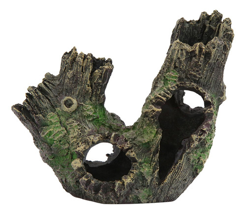 Tronco De Acuario Resina Driftwood Betta Registro Hueco