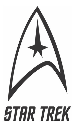 Star Trek - Símbolo - 4 Adesivos - Fm-000015