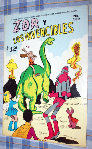 Zor Y Los Invencibles 189    Marzo 1973 Editormex