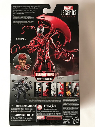 Venom Y Carnage Figuras 6 Pulgadas Marvel Legends Monster 2f (Usado)