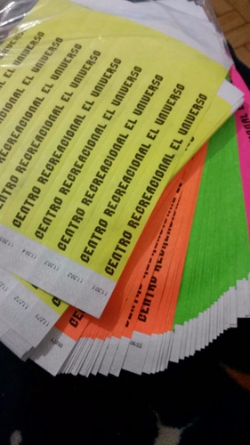 Imagen 4 de 9 de Pulseras Identificación Fiestas Eventos Entradas Ok Creativo