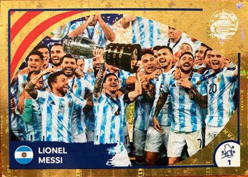 Figurita Legendaria Messi Copa América 2024