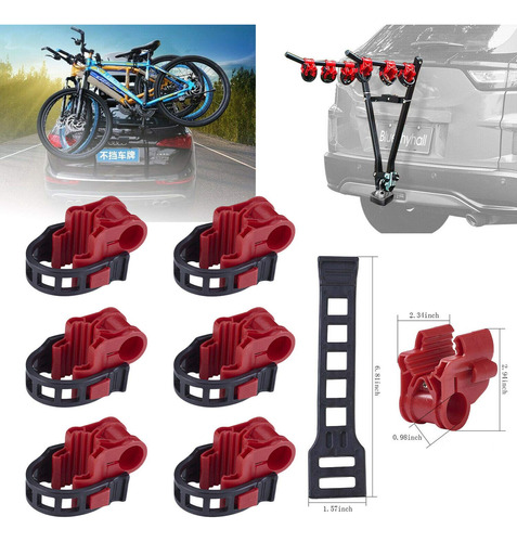 6 Soporte Para Bicicleta Coche Suv Enganche Gancho