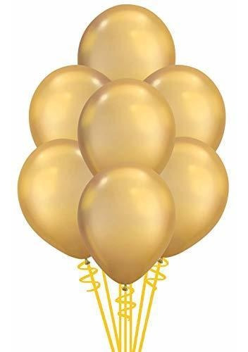 Globos De Látex Biodegradables Qualatex Solid Shine Chrome 