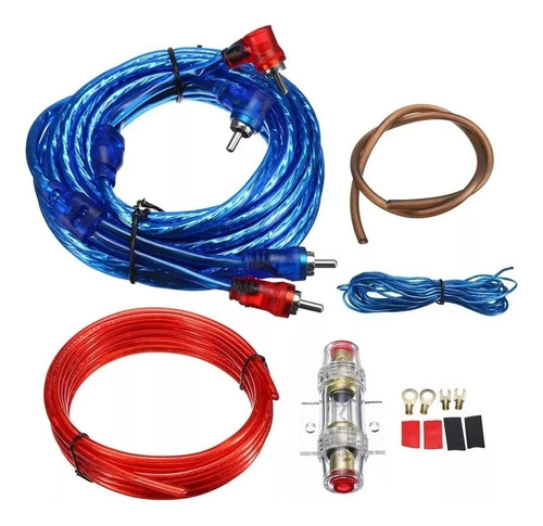 Kit Cable Para Amplificacion Auto