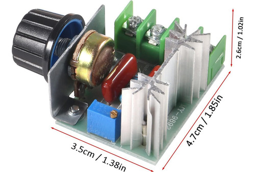 Módulo Control De Velocidad Para Motor Dc.50v-220v 25a