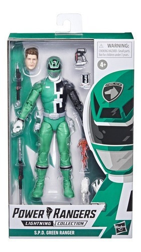 Coleção Power Rangers Lightning S.p.D. Green Ranger