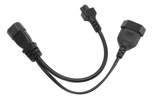 Cable De Alimentación C14 A C5 Eu4.0 Y, Conector Divisor Úni