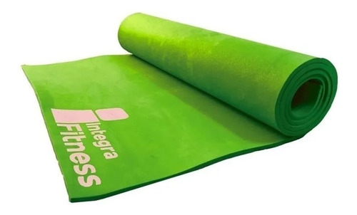 Yoga Mat Tapete Integra Fitness- Verde - 6mm