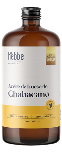 Aceite Hueso De Chabacano Albaricoque Vegetal Puro 1 L