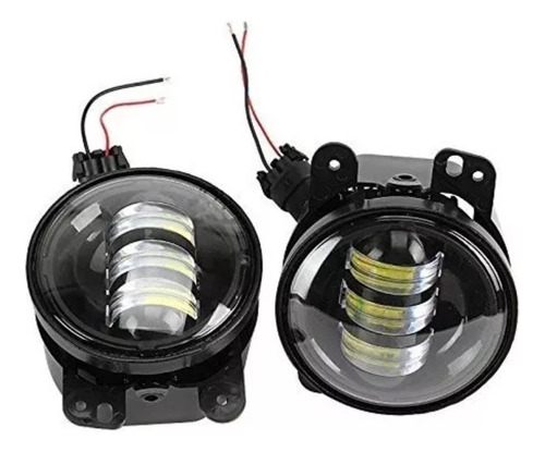 Luz De Niebla Par 4  30 W Cree Led Para Jeep Wrangler Jk