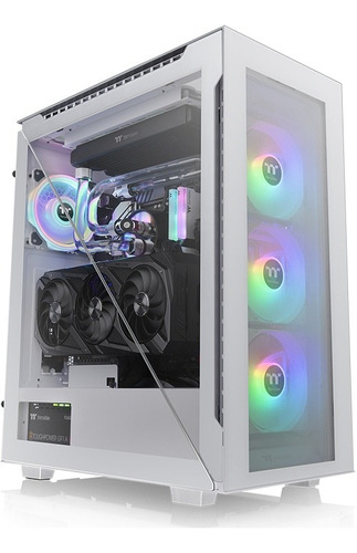 Gabinete Gamer Thermaltake Divider 500tg Snow Edition, Argb