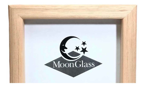 Set X5 Box 20x30 Para Pintar, Con Vidrio, Marco, Portarretrato Moon Glass