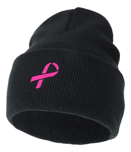 Armycrew Gorro Largo Bordado Con Cinta Rosa Concientización