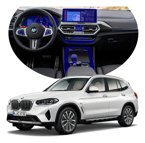 Gadget Collection Mx GC-PTPUBMWX3X4 Película protectora kit Ppf para Bmw X3 Y X4 2023-2025 color transparente