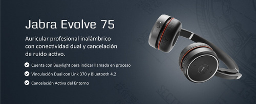 Auriculares Jabra Evolve 75 Stereo Canal Oficial
