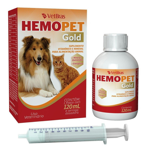 Hemopet Gold 120ml Suplemento Vitamínico