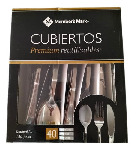 Cubiertos Member's Mark Premium Con 120 Piezas