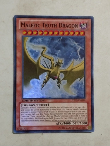 Malefic Truth Dragon. Ct09 ... Leer Descripción 