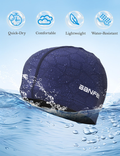 A 2 Piezas Unisex Gorro De Natación Piscina Color Sólido