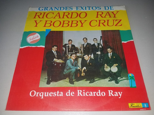 Lp Vinilo Ricardo Ray Y Bobby Cruz Grandes Exitos Salsa