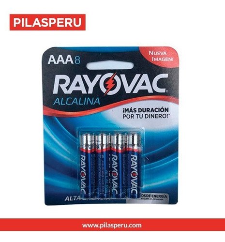 Pilas Aaax8 Rayovac