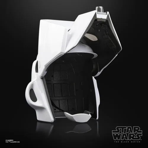Capacete Eletrônico Star Wars Scout Trooper Black Series
