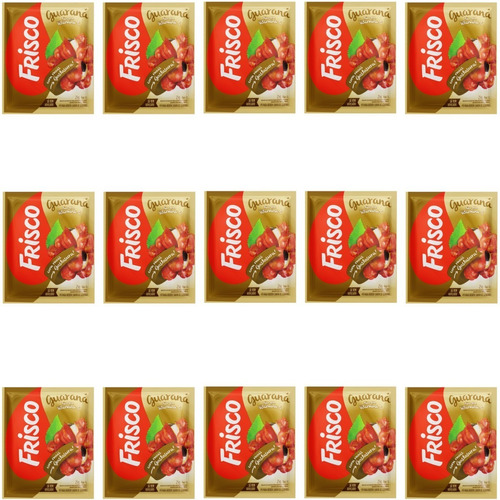 Suco De Guaraná Em Pó Refresco 25g Kit Com 15 Sachês Frisco