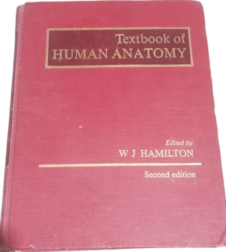 Libro Anatomía  Humana Abatomy , Hamilton , Segunda Edición 