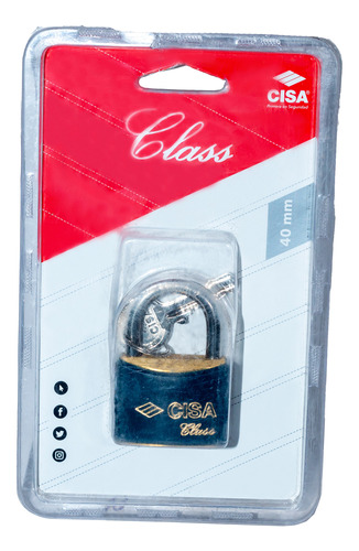 Candado De 40mm Class Marca Cisa