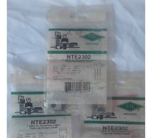 Vendo Pack De 3 Transistores Nte2302 