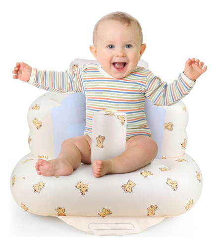 Asiento Inflable Para Bebés De 3 A 36 Meses, Bomba De Aire I