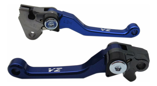 Palanca Embrague Freno Para Yamaha Yz Azul