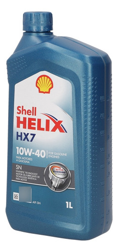 Aceite De Motor Shell Helix Hx7 Sintético 10w40 1l