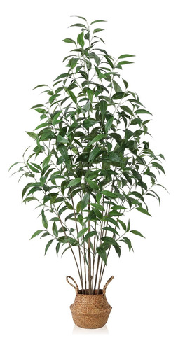 Ferrgoal Árbol De Eucalipto Artificial, Planta Falsa De 63 P