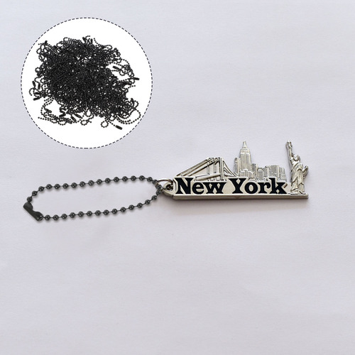 Llavero De Metal, Cadena De Bolas, Cadena De Abalorios, 100